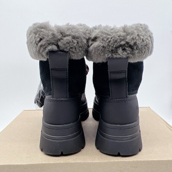 UGG Ashton Addie Platform Ankle Boots Women’s Black Waterproof Leather US 7.5 - Picture 8 of 14